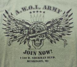 awol army shirt